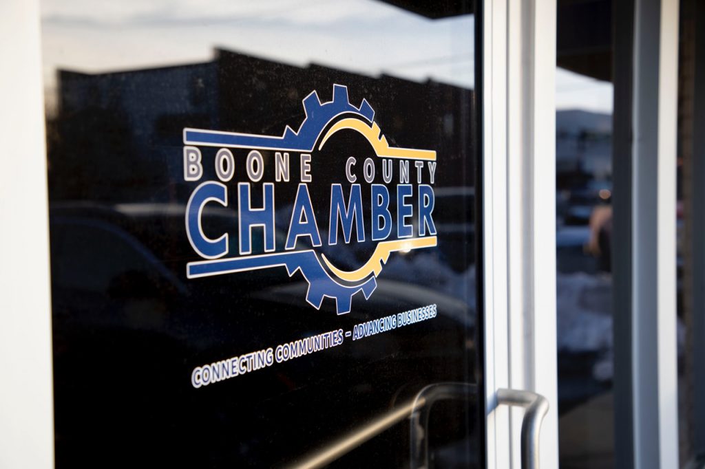 Boone County Chamber Door