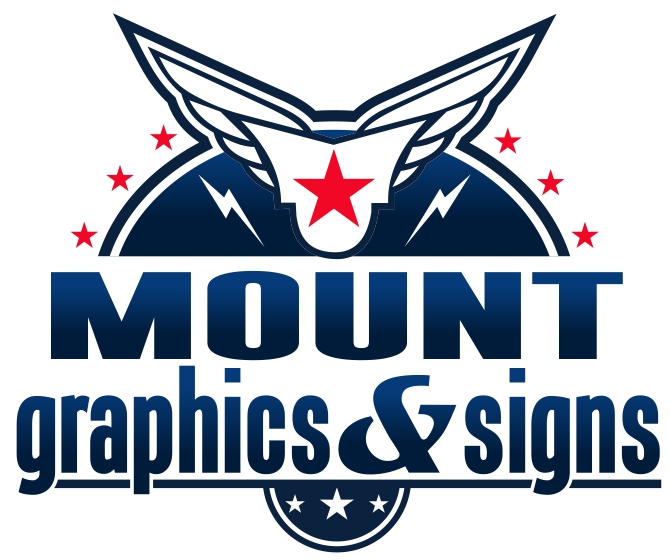 Mounts Graphics & Signs Logo